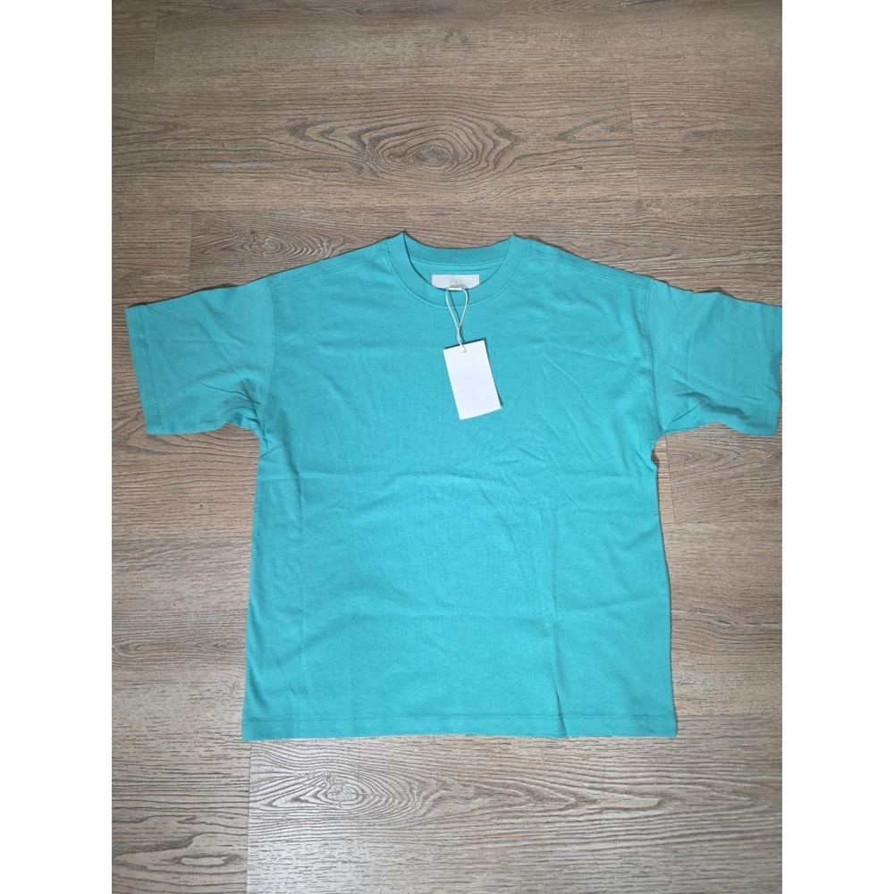 Zara Kids Boys T-Shirt Turquoise Aqua Short Sleeve Crew Neck NWT
